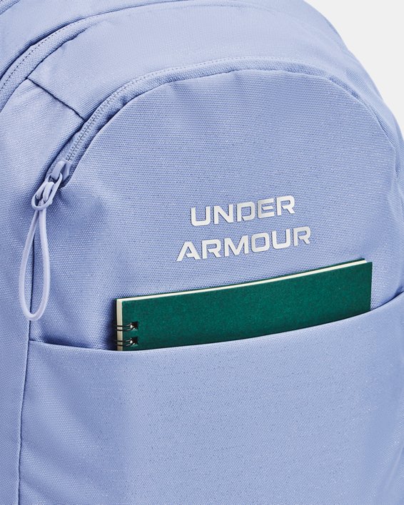 Women's UA Hustle Signature Backpack, Blue, pdpMainDesktop image number 3